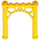 LEGO Parts - Arch 2 x 6 x 5 Ornamented 2145 Yellow
