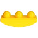 LEGO Primo - Brick 1 x 3 Curved Bottom 31767 Yellow